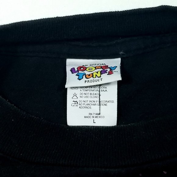 Vtg 90s FREEZE Looney Tunes Tweety Bird "Attitude Problem Do You?" T-Shirt - L - Picture 4 of 4